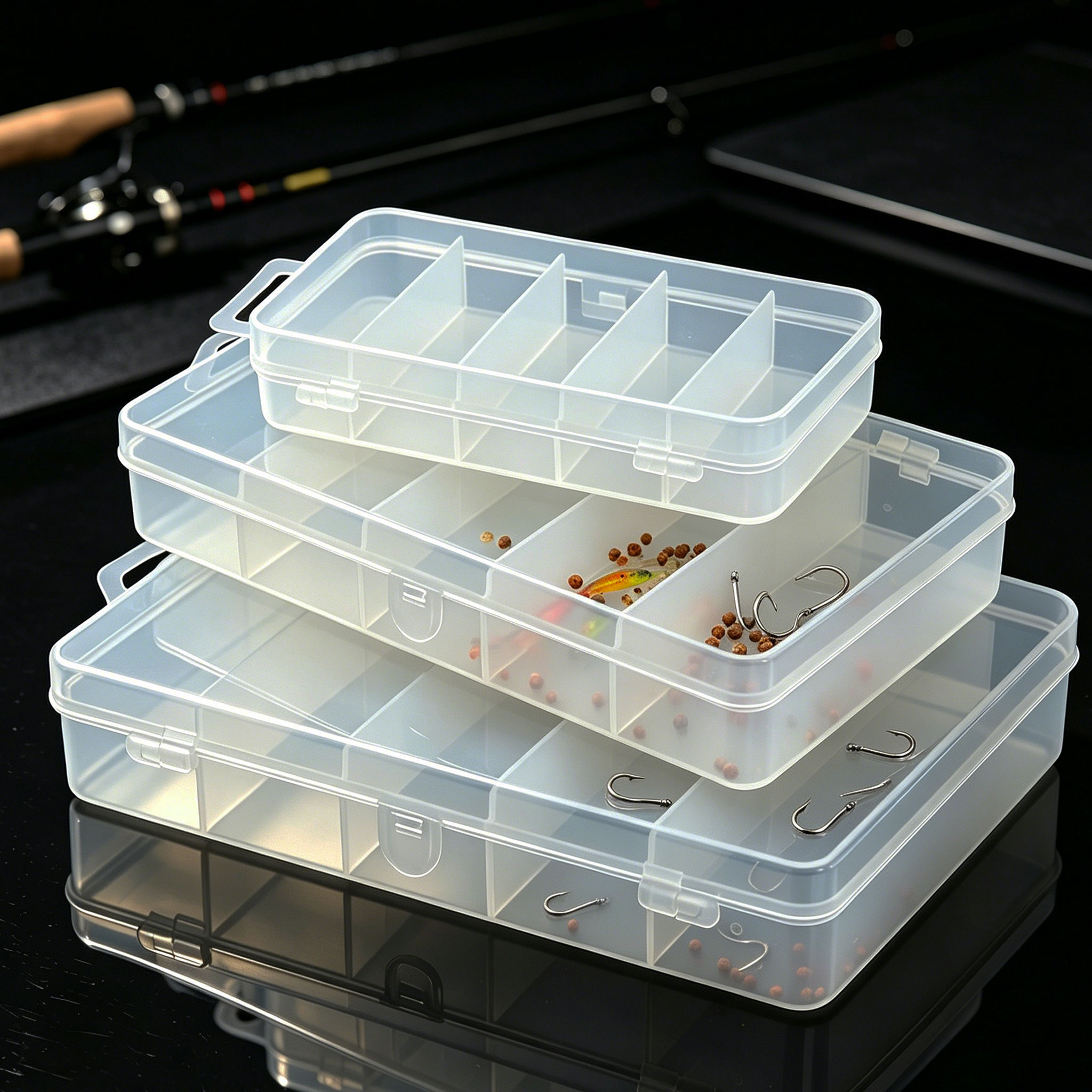 Fishing Equipment Storage - 1/3 Buah 3 Ukuran Umpan Pancing