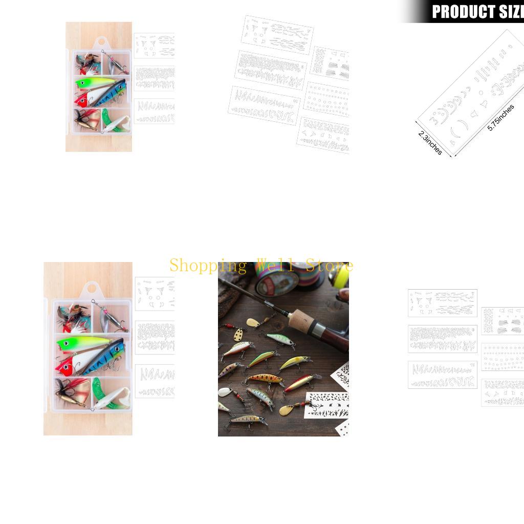 Fishing Equipment Used - KX4B 6 Buah Templat Umpan Pancing