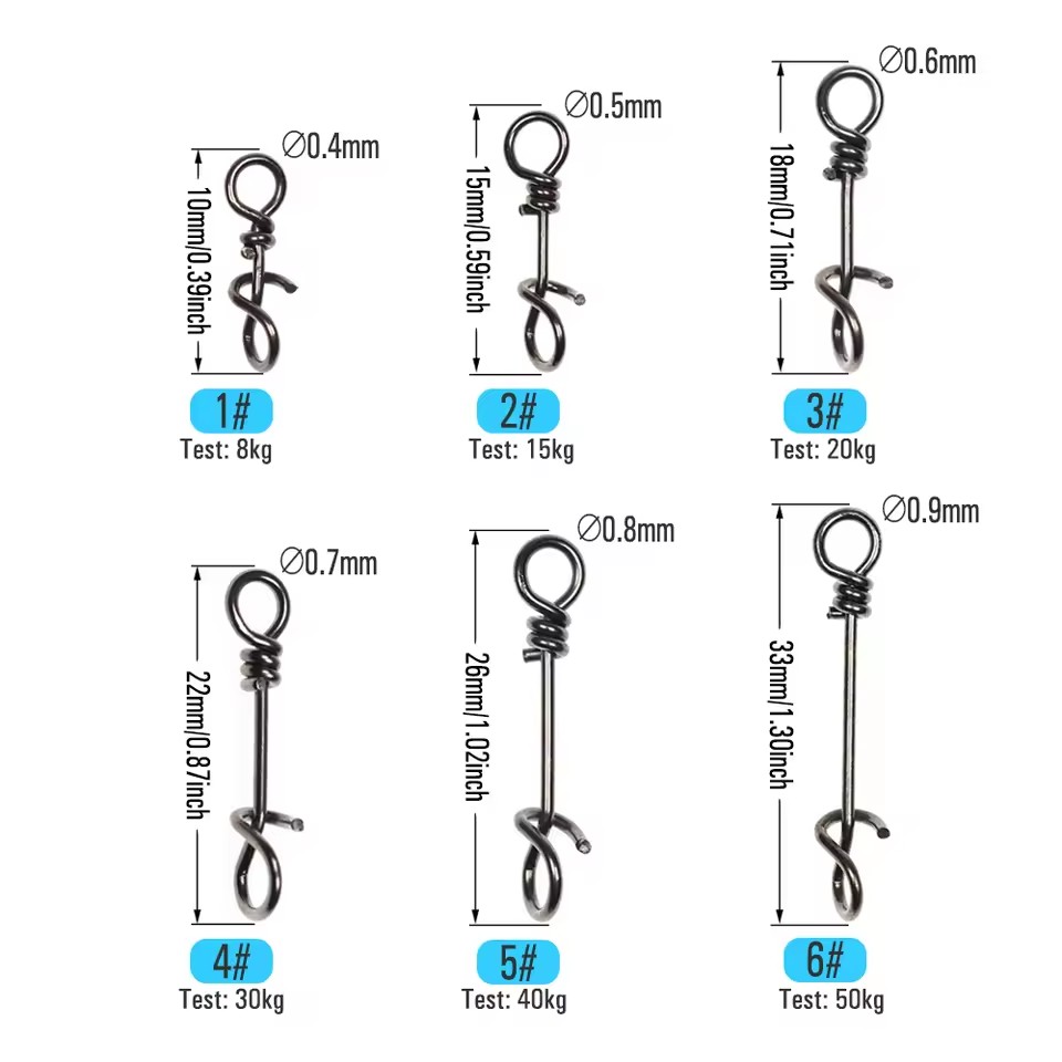 50 Buah Klip Pegas Pancing Baj - Fishing Equipment Fly ulasan dan harga