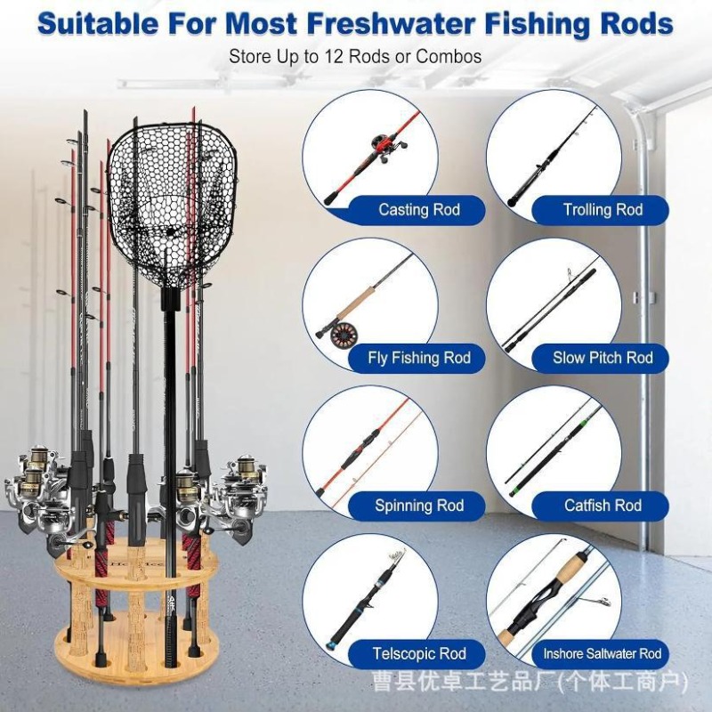 Rak Penyimpanan Joran Pancing  - Fishing Equipment Storage ulasan dan harga