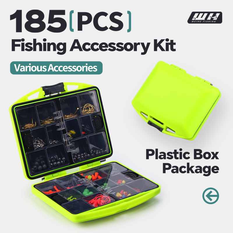 WEIHE 185pcs Set Kotak Aksesor - Fishing Equipment Storage ulasan dan harga