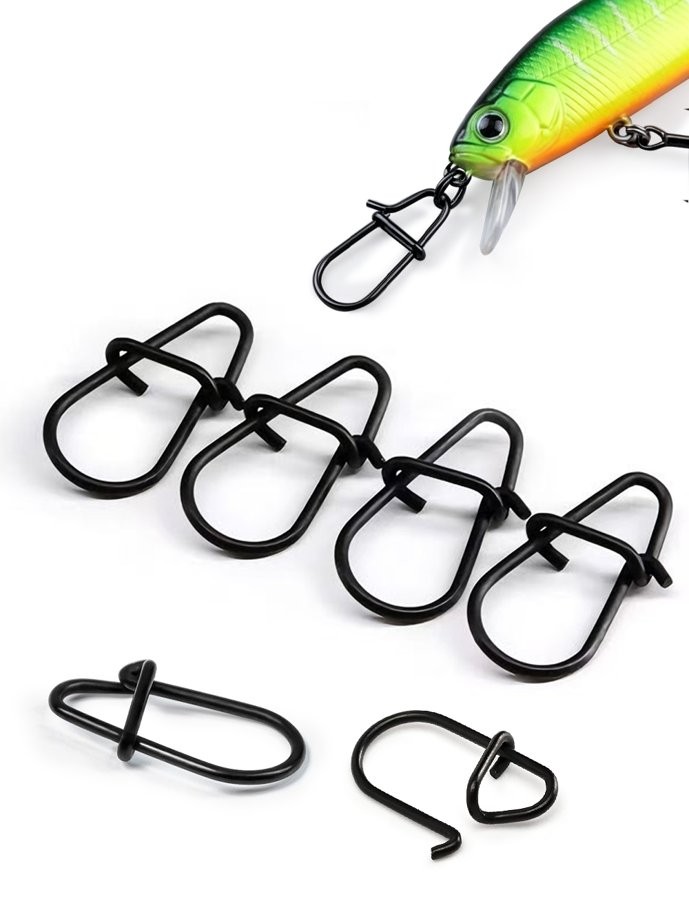 GOBAIT 100Pcs Konektor Putar B - Fishing Equipment Used ulasan dan harga