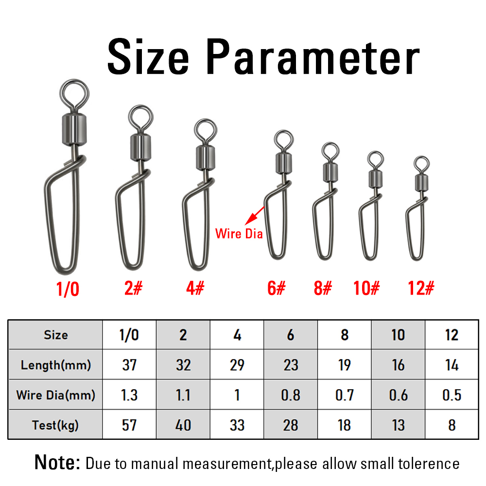 20PCS # 12 -1/0 Rolling Swivel - Fishing Equipment Hook ulasan dan harga