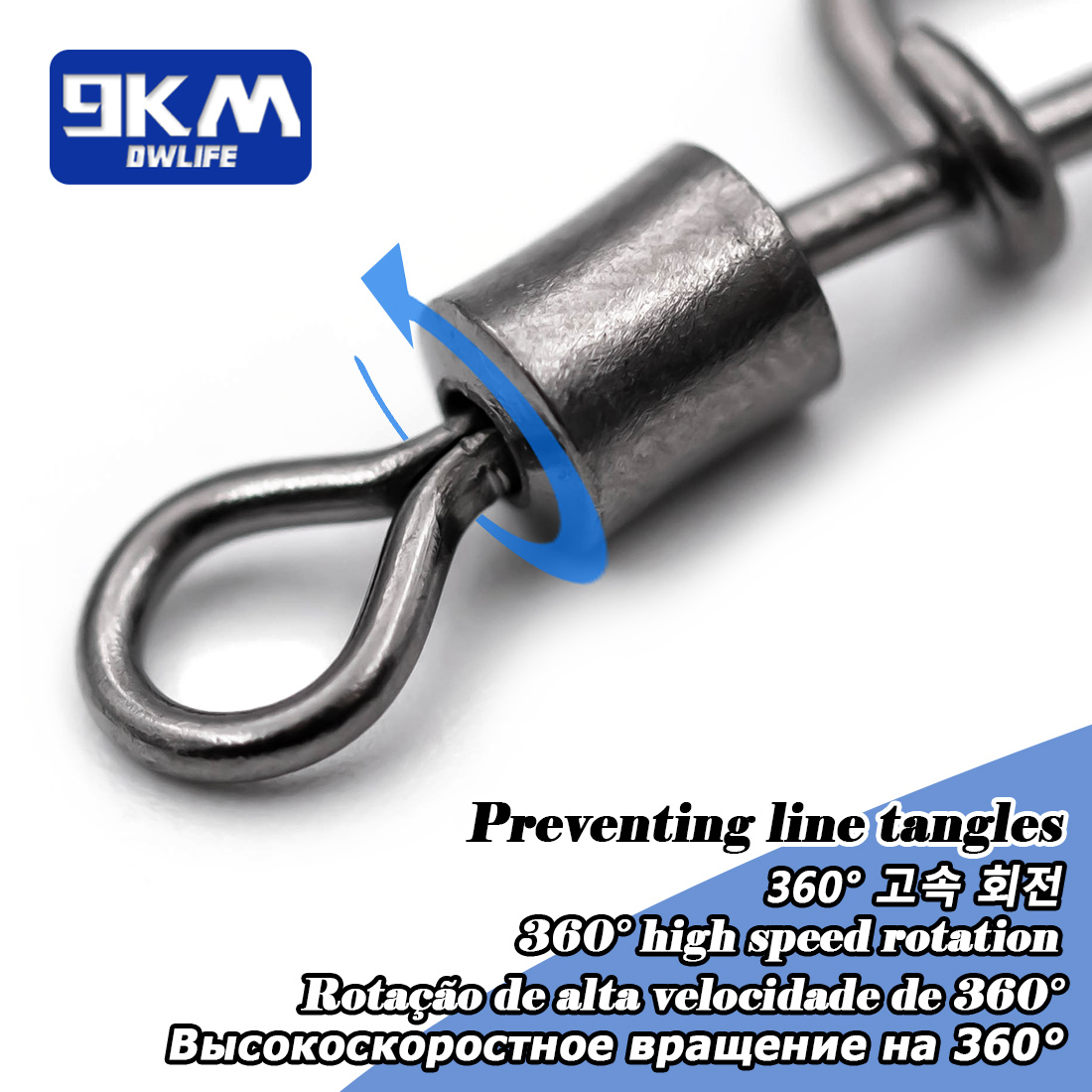 9KM Barrel Swivel Italian Snap - Fishing Equipment Used ulasan dan harga