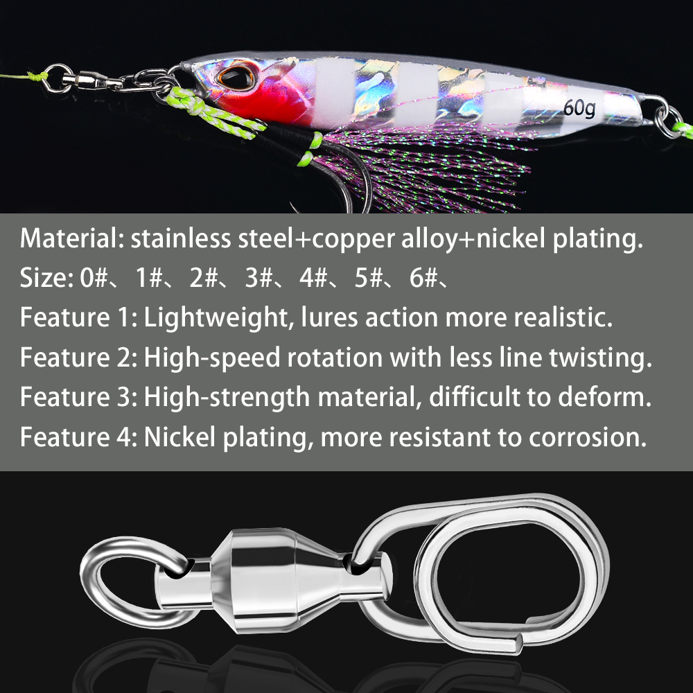 10 buah konektor pancing Rolli - Fishing Equipment Hook ulasan dan harga