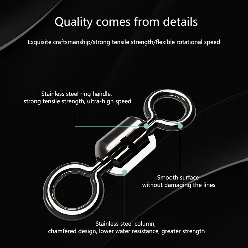 ★ ▲ 100 Buah Swivel Pancing Ba - Fishing Equipment Used ulasan dan harga