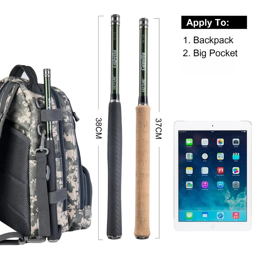 Goture 12FT Kombinasi Joran Pa - Fishing Equipment Fly ulasan dan harga