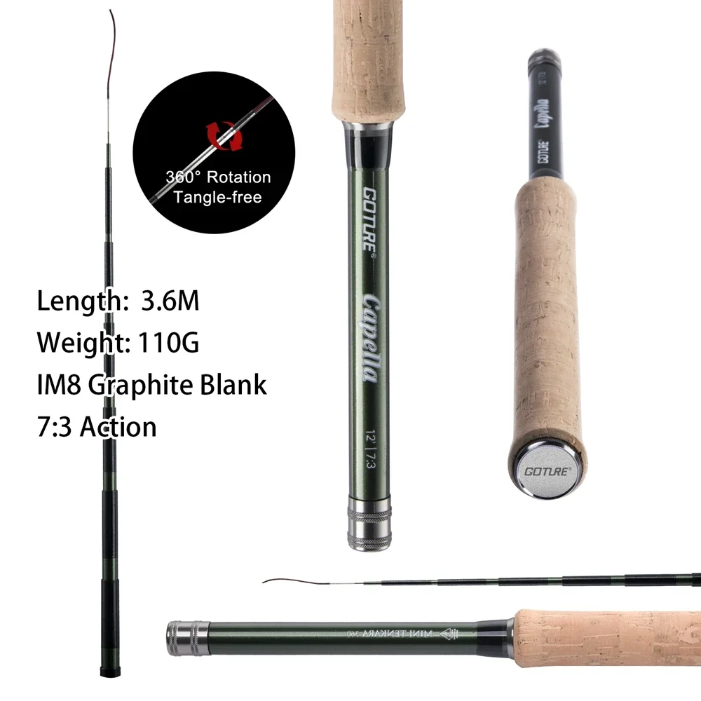 Goture 12FT Kombinasi Joran Pa - Fishing Equipment Fly ulasan dan harga